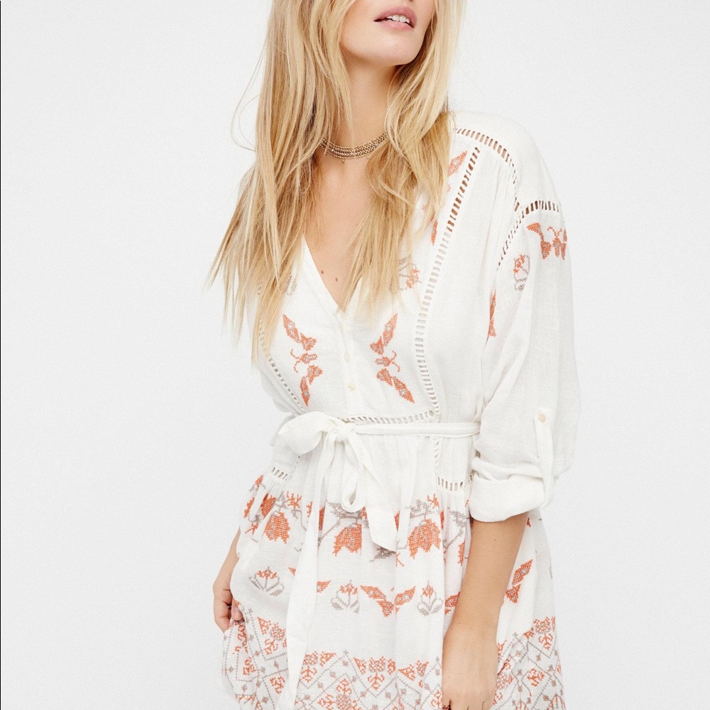 FREE PEOPLE - You Give Me Butterflies Dress - L